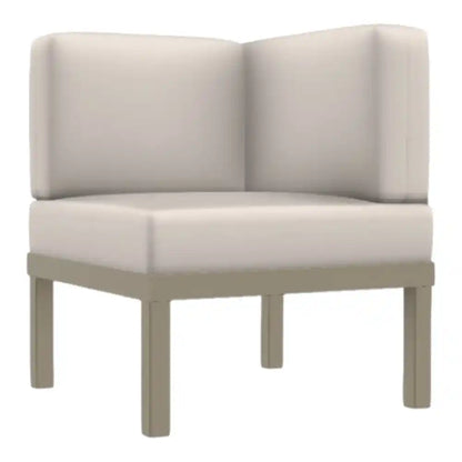 Larssen Deep Cushion Section Durable Aluminum-Outdoor Modulars-Telescope-LOOMLAN