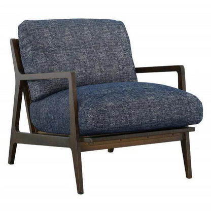Las Vegas Lawrence Arm Chair - Royal Navy - LOOMLAN - LH Imports - Accent Chairs