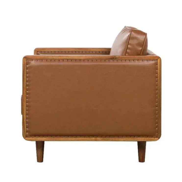 Las Vegas Mandalay Leather Club Chair - LOOMLAN - LH Imports - Club Chairs