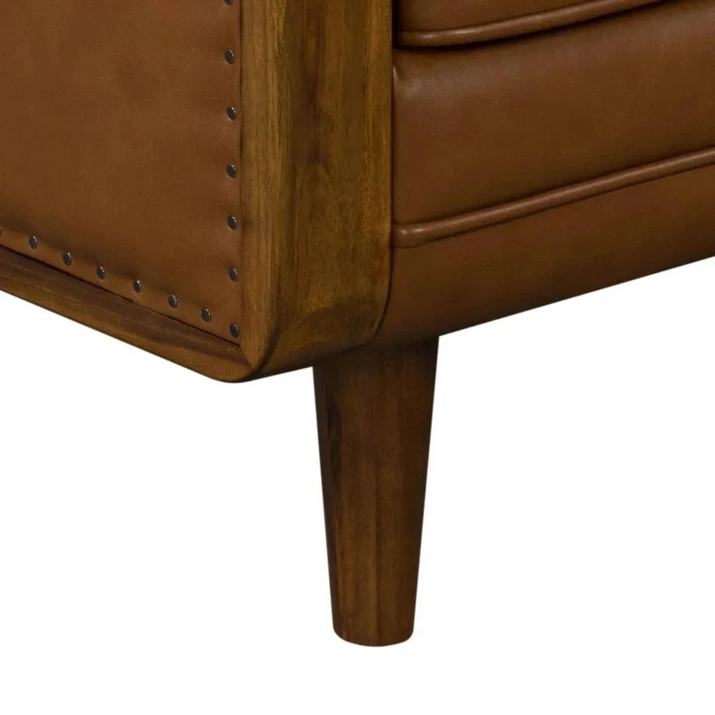 Las Vegas Mandalay Leather Sofa - LOOMLAN - LH Imports - Sofas & Loveseats