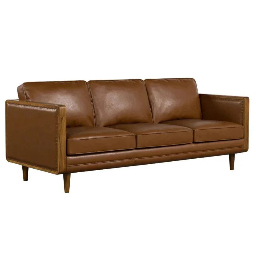 Las Vegas Mandalay Leather Sofa - LOOMLAN - LH Imports - Sofas & Loveseats