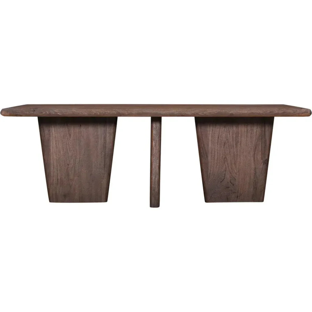 Lasso Wood Brown Rectangular Cocktail Table - LOOMLAN - Bassett Mirror - Coffee Tables