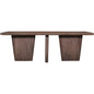 Lasso Wood Brown Rectangular Cocktail Table - LOOMLAN - Bassett Mirror - Coffee Tables