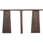 Lasso Wood Brown Rectangular Console Table - LOOMLAN - Bassett Mirror - Console Tables