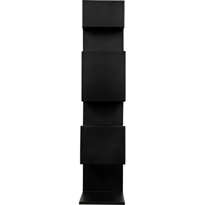 Laszlo Black Steel Etagere-Etageres-Noir-LOOMLAN