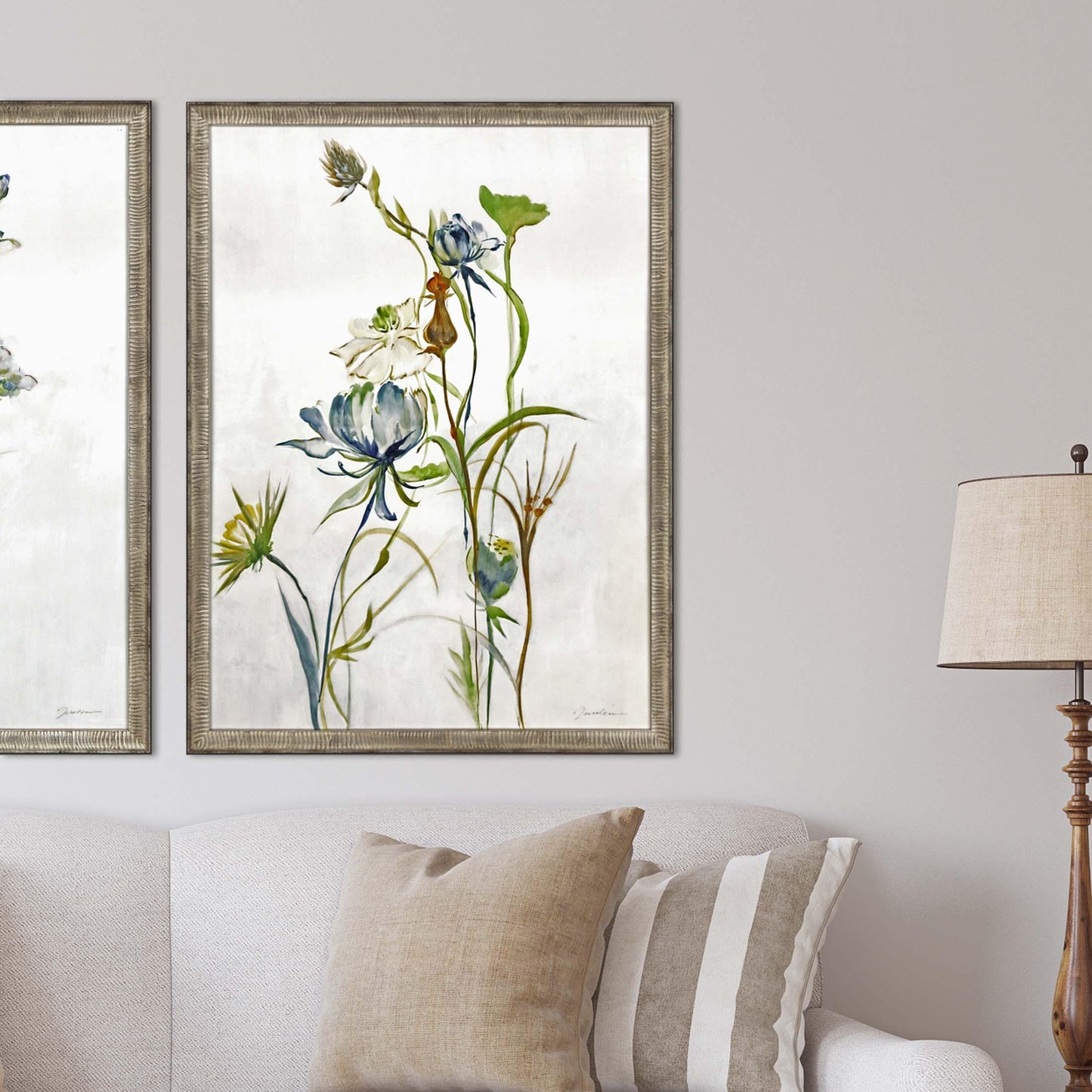 Late Summer Wildflower Wood Multi Framed Wall Art