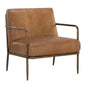 Lathan Leather Lounge Chair - LOOMLAN - SUNPAN - Accent Chairs