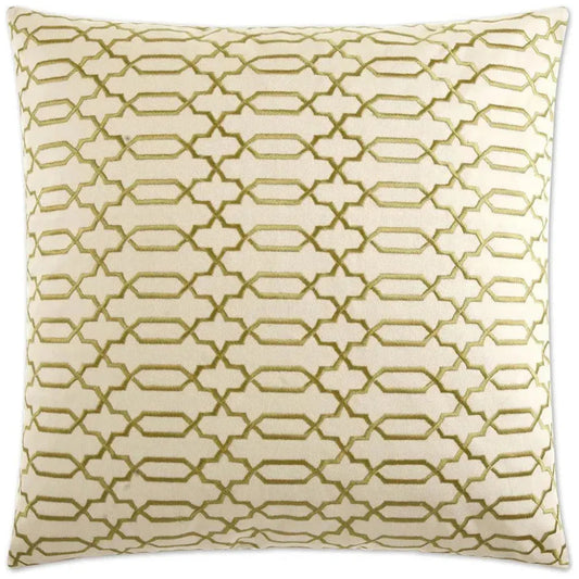 Lattice Brown Throw Pillow With Insert - LOOMLAN - D.V. Kap - Throw Pillows