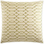 Lattice Brown Throw Pillow With Insert - LOOMLAN - D.V. Kap - Throw Pillows