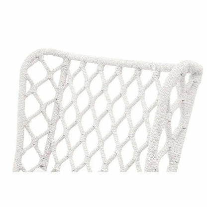 Lattis Outdoor Wing Chair Rope & Teak Wood-Outdoor Dining Chairs-Essentials For Living-LOOMLAN