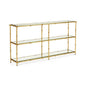 Lauren Glass Top Console Table - LOOMLAN - Chelsea House - Console Tables