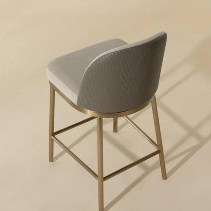 Lavania Counter Stool With Antique Brass - LOOMLAN - SUNPAN - Counter Stools