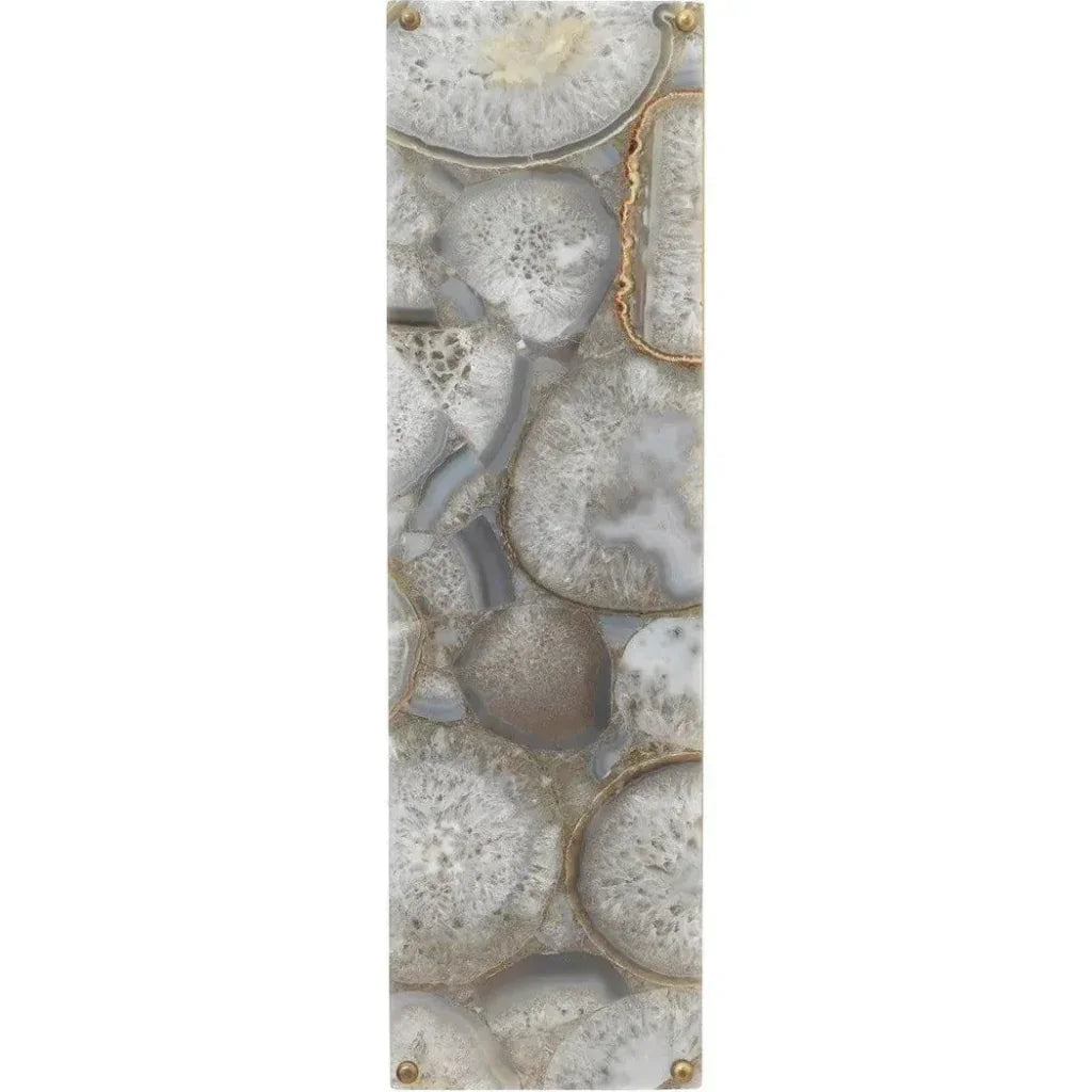 Lavender Agate Adeline Rectangle Wall Sconce - LOOMLAN - Jamie Young - Wall Sconces