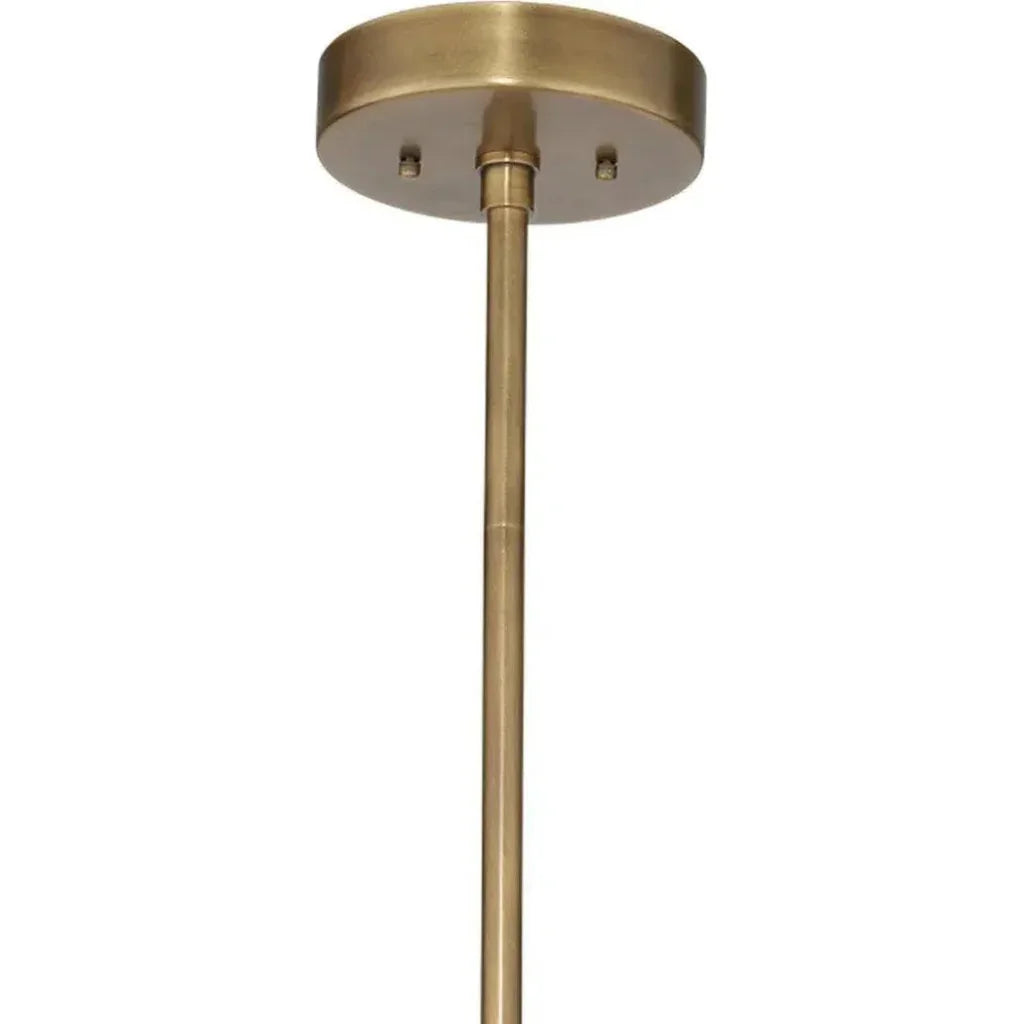 Lavender Agate Round Gold Fixture Upsala Chandelier - LOOMLAN - Jamie Young - Chandeliers