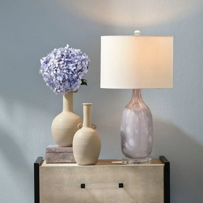 Lavender Glass Acrylic Maya Table Lamp - LOOMLAN - Jamie Young - Table Lamps