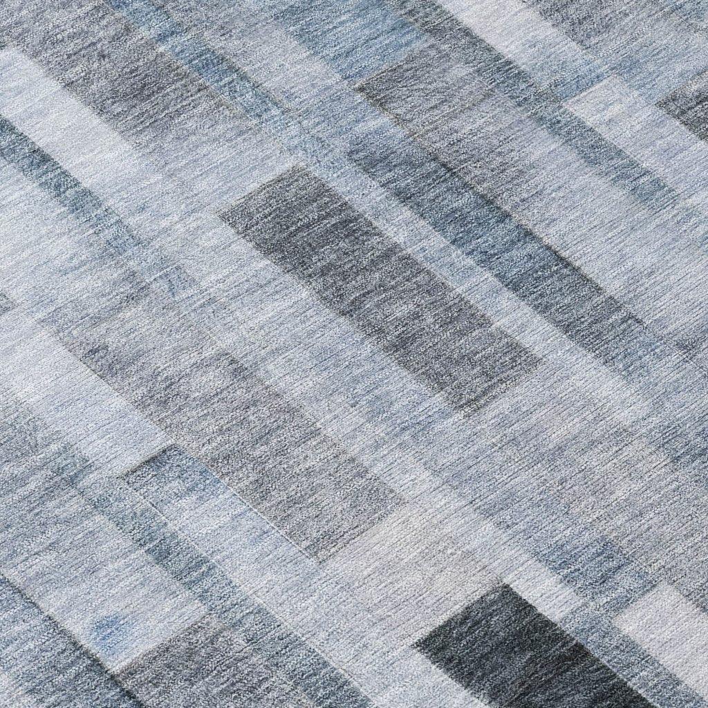 Laventhia Blue Washable Indoor - Outdoor Rug - LOOMLAN - LOOMLAN Rugs - Outdoor Rugs