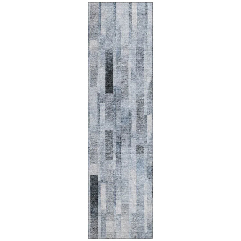 Laventhia Blue Washable Indoor - Outdoor Rug - LOOMLAN - LOOMLAN Rugs - Outdoor Rugs