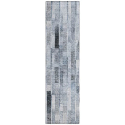 Laventhia Blue Washable Indoor - Outdoor Rug - LOOMLAN - LOOMLAN Rugs - Outdoor Rugs