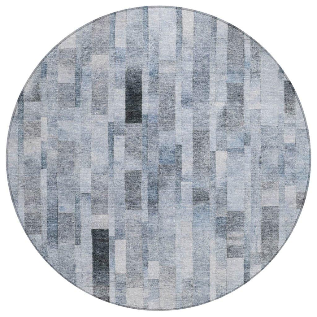 Laventhia Blue Washable Indoor - Outdoor Rug - LOOMLAN - LOOMLAN Rugs - Outdoor Rugs