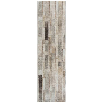 Laventhia Brown Washable Indoor - Outdoor Rug - LOOMLAN - LOOMLAN Rugs - Outdoor Rugs