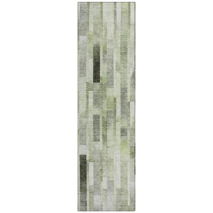 Laventhia Green Washable Indoor - Outdoor Rug - LOOMLAN - LOOMLAN Rugs - Outdoor Rugs