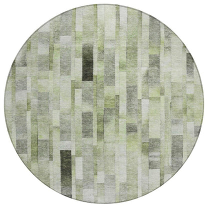 Laventhia Green Washable Indoor - Outdoor Rug - LOOMLAN - LOOMLAN Rugs - Outdoor Rugs
