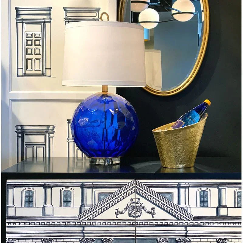 Lawrence Champagne Brass Plated Aluminum Chiller - LOOMLAN - Wildwood - Vases & Jars