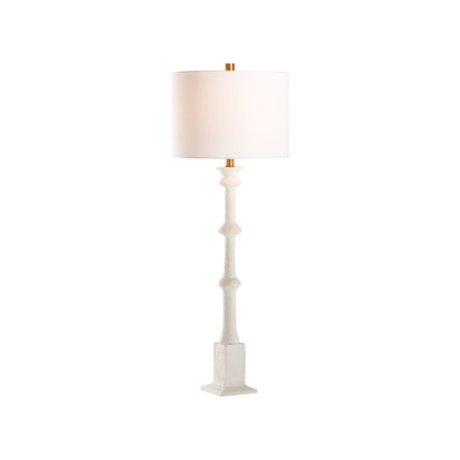 Lawrence White Resin Table Lamp