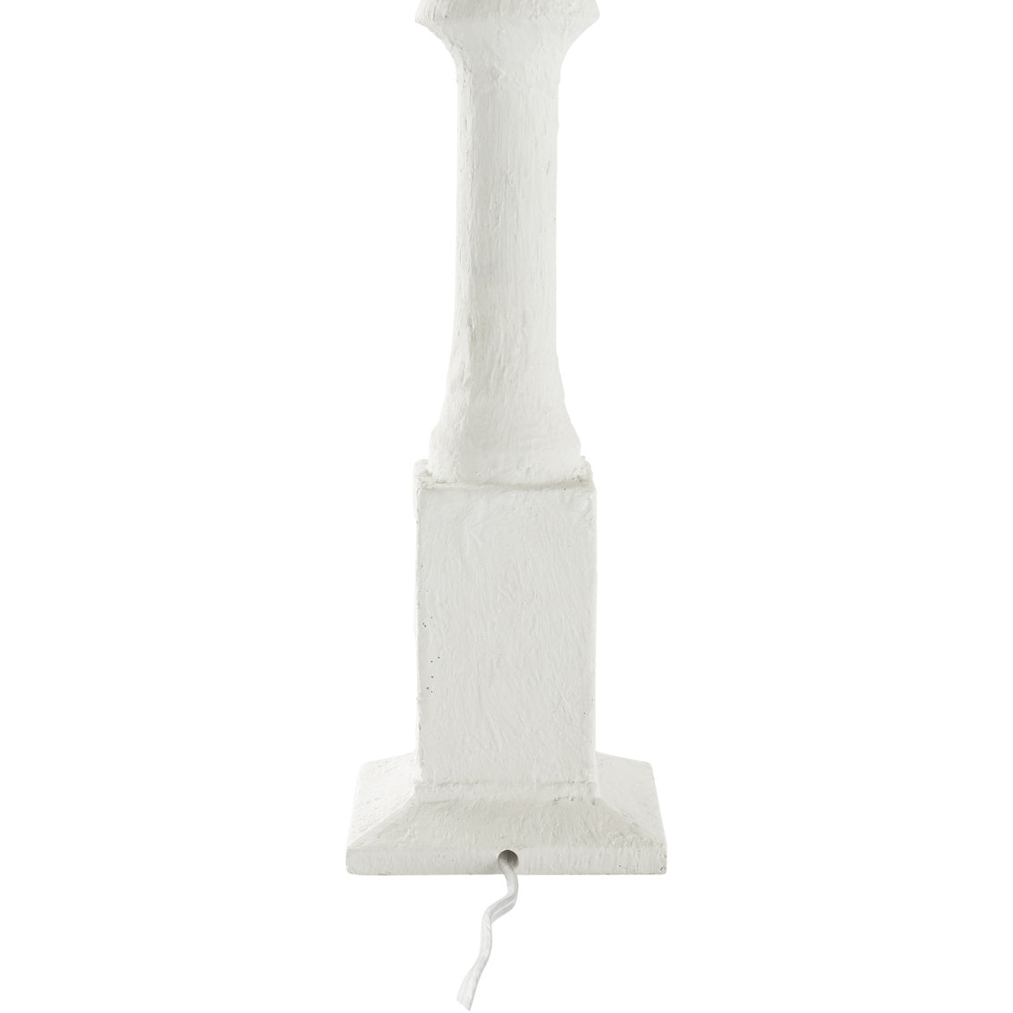 Lawrence White Resin Table Lamp