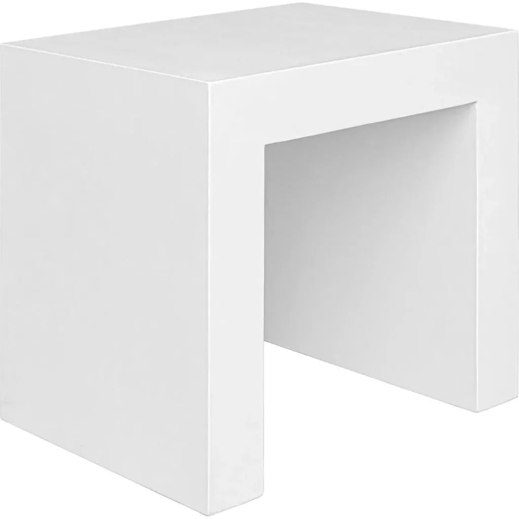 Lazarus Concrete Outdoor Side Table - LOOMLAN - Moe's Home - Outdoor Side Tables