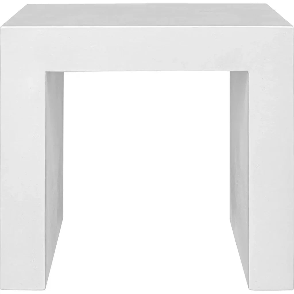 Lazarus Concrete Outdoor Side Table - LOOMLAN - Moe's Home - Outdoor Side Tables