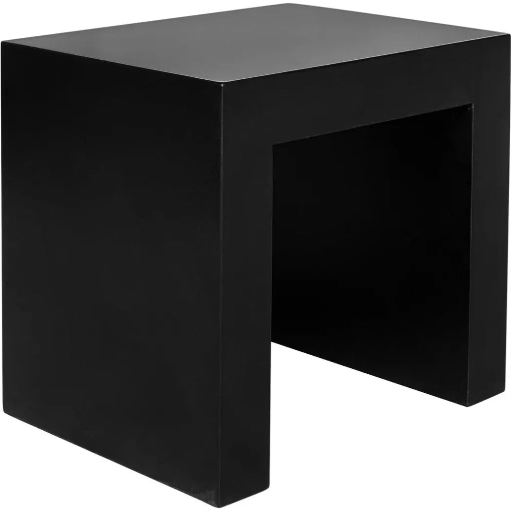 Lazarus Concrete Outdoor Side Table - LOOMLAN - Moe's Home - Outdoor Side Tables