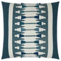 Le Souk Lapis Teal Blue Large Throw Pillow Insert - LOOMLAN - D.V. Kap - Throw Pillows