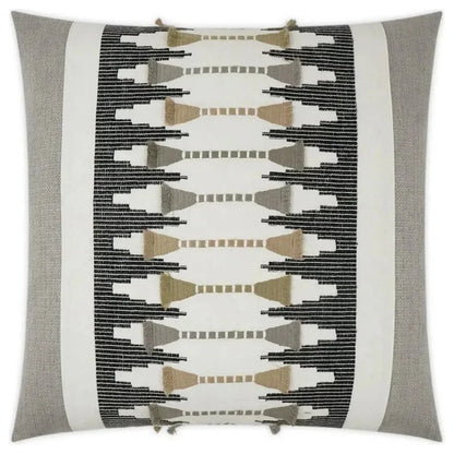 Le Souk Sahara Tan Grey Large Throw Pillow Insert - LOOMLAN - D.V. Kap - Throw Pillows