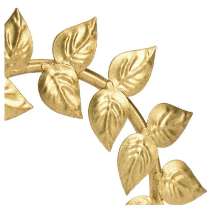 Leaf Artifacts Gold Sculpture (Set Of 2) - LOOMLAN - Chelsea House - Statues & Sculptures