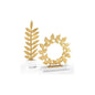 Leaf Artifacts Gold Sculpture (Set Of 2) - LOOMLAN - Chelsea House - Statues & Sculptures