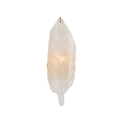 Leaf Metal Golden Wall Sconce