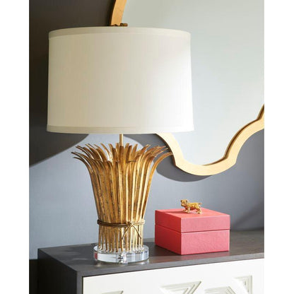 Leaf Silkette Shade Table Lamp - LOOMLAN - Chelsea House - Table Lamps