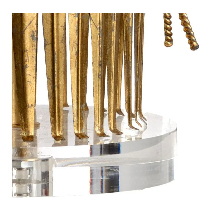 Leaf Silkette Shade Table Lamp - LOOMLAN - Chelsea House - Table Lamps