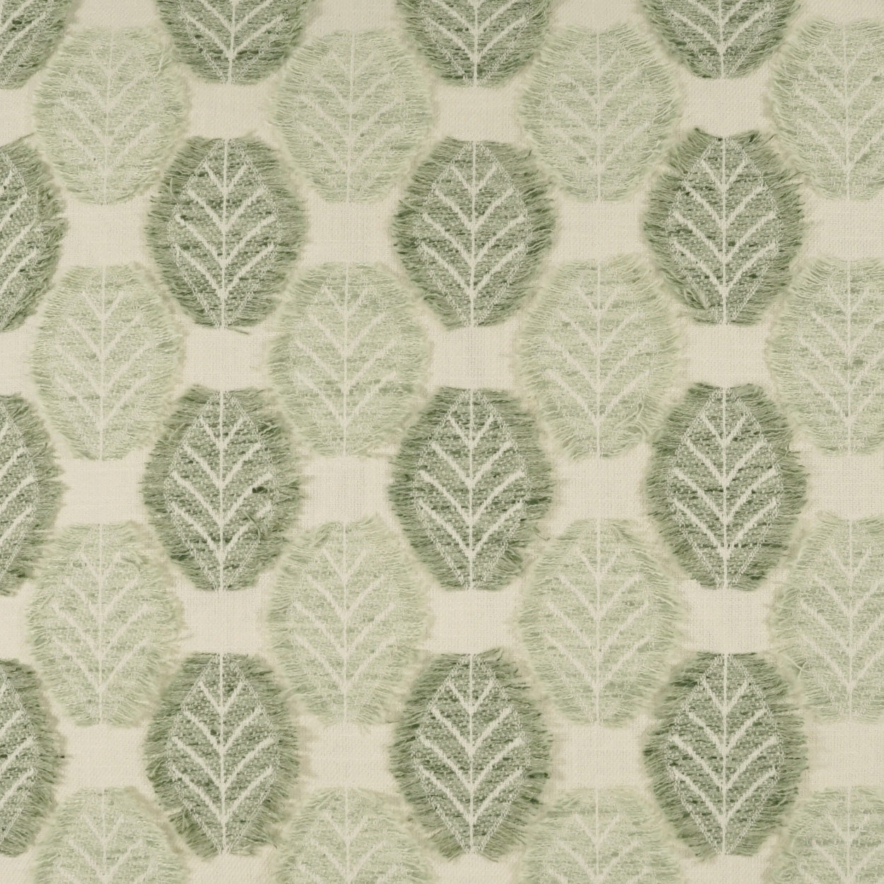 Leafalong Green Throw Pillow