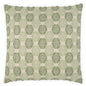 Leafalong Green Throw Pillow