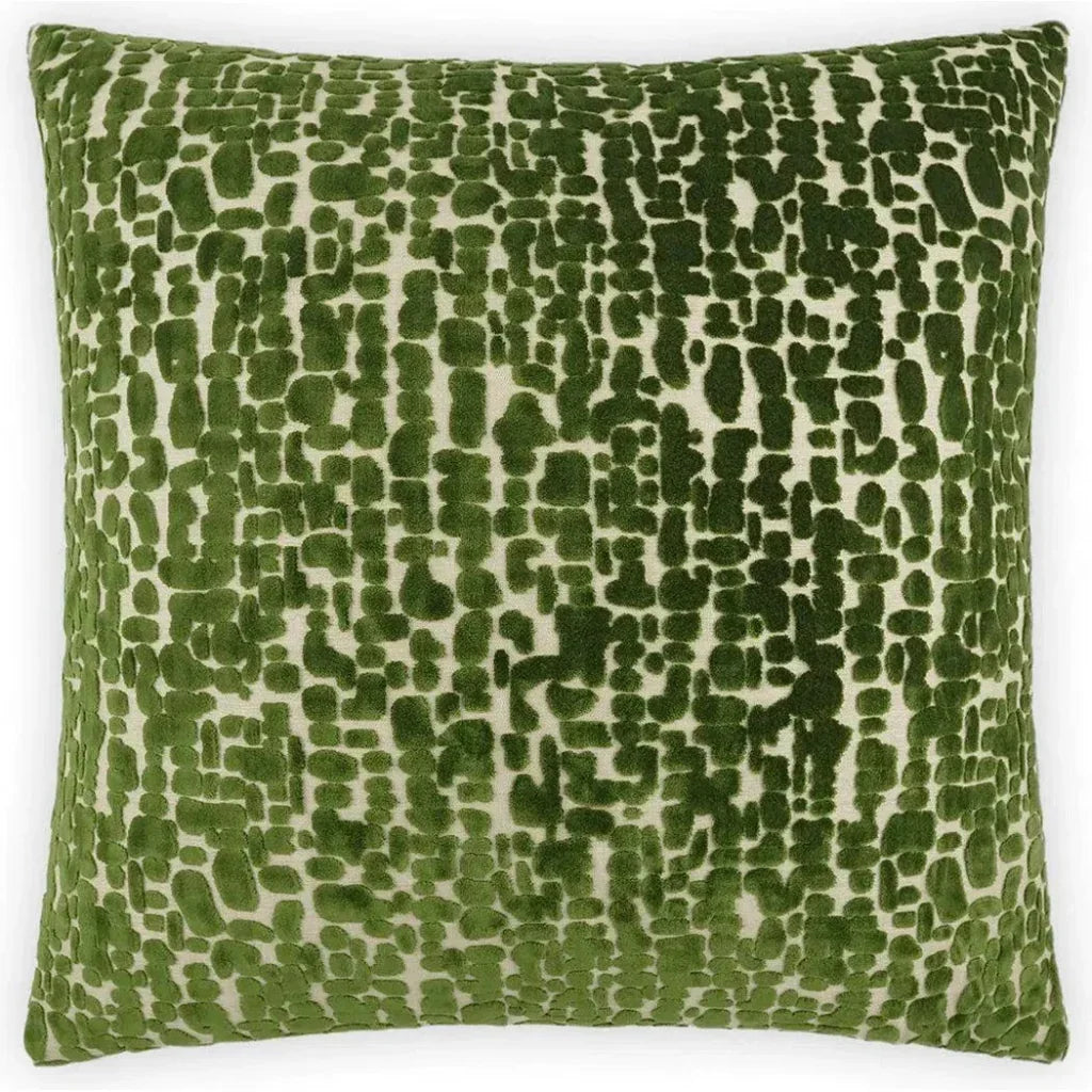 Leah Emerald Green Throw Pillow With Insert - LOOMLAN - D.V. Kap - Throw Pillows