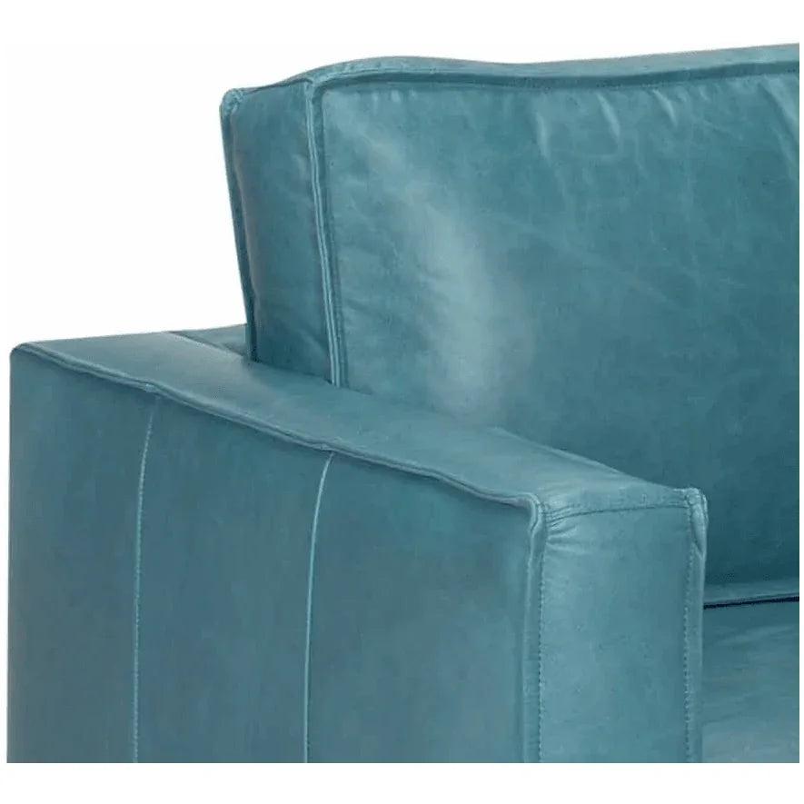 Leather Club Chair Removable Cushions - LOOMLAN - Uptown Sebastian - Club Chairs