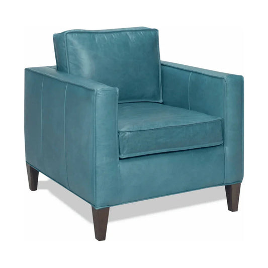 Leather Club Chair Removable Cushions - LOOMLAN - Uptown Sebastian - Club Chairs