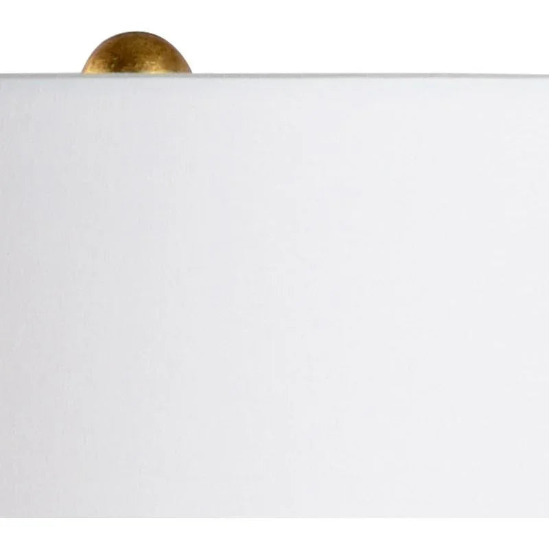 Leather Gold Accents Table Lamp - LOOMLAN - Chelsea House - Table Lamps