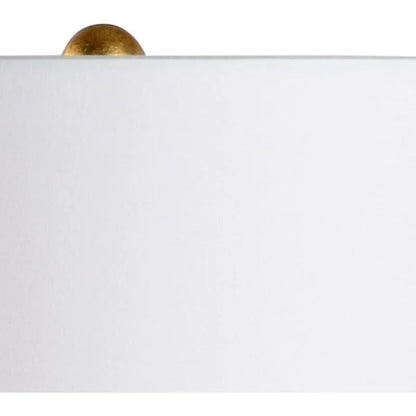 Leather Gold Accents Table Lamp - LOOMLAN - Chelsea House - Table Lamps