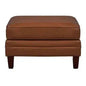 Leather Ottoman American Collection - LOOMLAN - Uptown Sebastian - Poufs and Stools