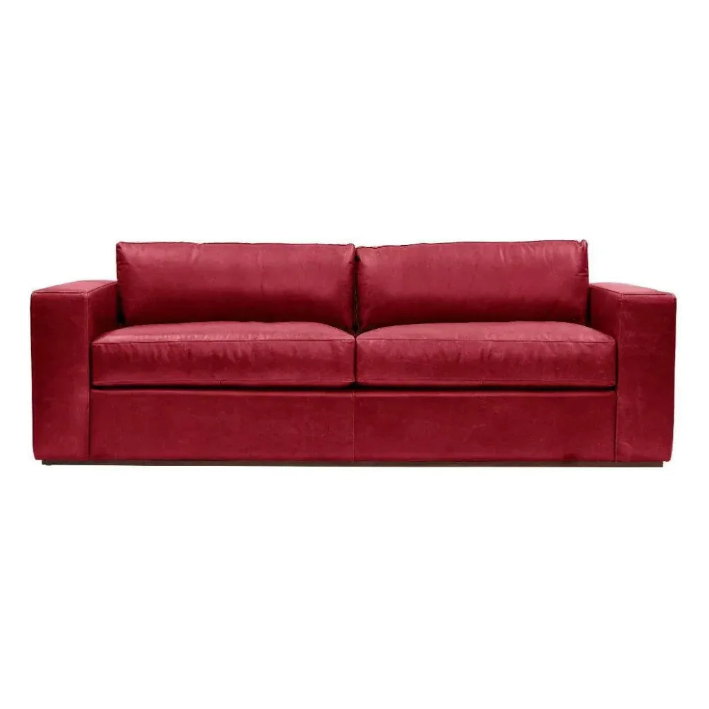 Leather Sleeper Sofa Pull out Couch Queen Size Bed - LOOMLAN - One For Victory - Sofas & Loveseats