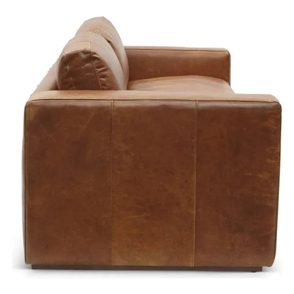Leather Sleeper Sofa Pull out Couch Queen Size Bed - LOOMLAN - One For Victory - Sofas & Loveseats