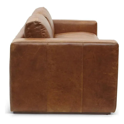 Leather Sleeper Sofa Pull out Couch Queen Size Bed - LOOMLAN - One For Victory - Sofas & Loveseats